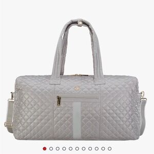 Oliver Thomas Grey Weekender/Tote set